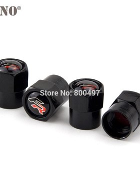 4 x Car Styling Stainless Zinc Alloy Car Tire Valve Caps Whe