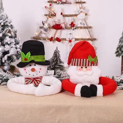 New Christmas Tree Topper Christmas Santa Claus Snowman Tree