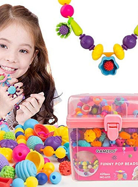 newGAMZOO Snap Pop Beads for Girls Toys Jewelry Making Kit