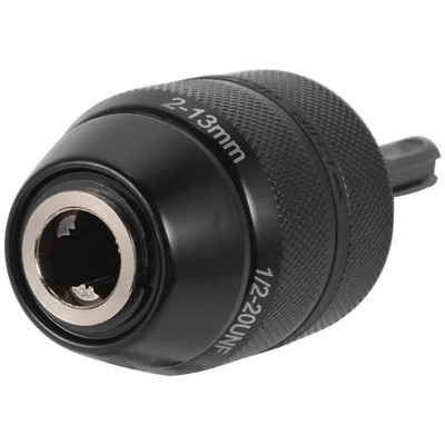 Keyless Drill Chuck Adapter, 2-1m 1/2-20UNF Mount Heavy Duty