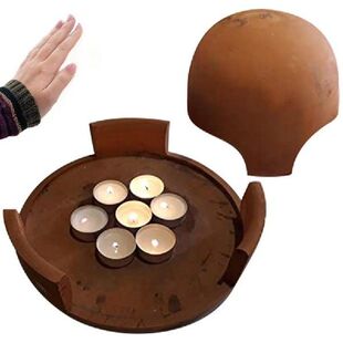 Pottery Candle Heater Candle Heater For Fireplace Tea Light