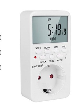 EU Plug Outlet Electronic Digital Timer Socket with Timer 22
