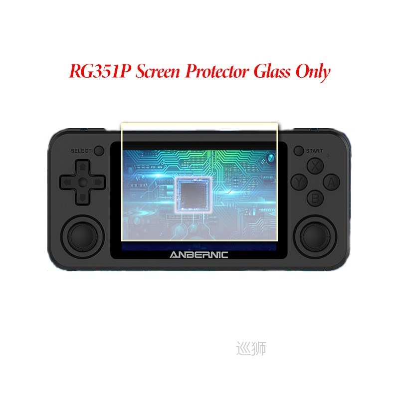 - RG351P Bag Case Shell Glass Tempered Screen Protector RG35