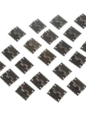 20Pcs 26*23mm Antique Bronze Cabinet Hinges Furniture Access