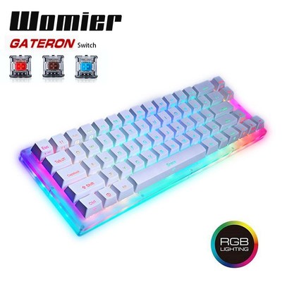 Womier K66 Keys Hot Swappable Mechanical Gaming Keyboard Tyc