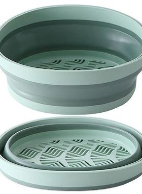 Foldable Drain Basket Colander Fruit Vegetable Washing