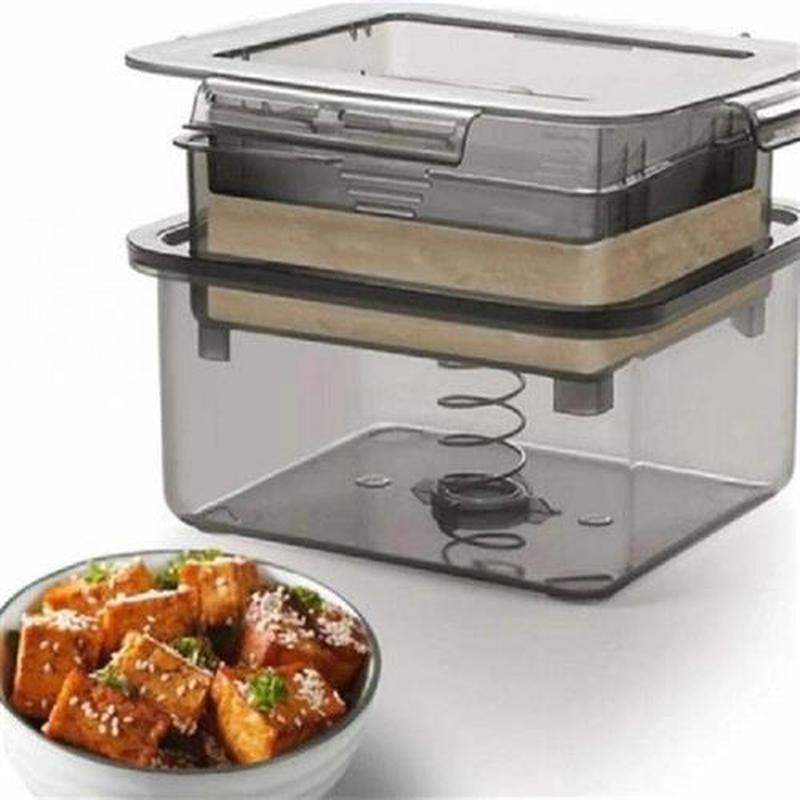 Tofu Press Drainer 3-Layer Built-in Drainage Water Removing
