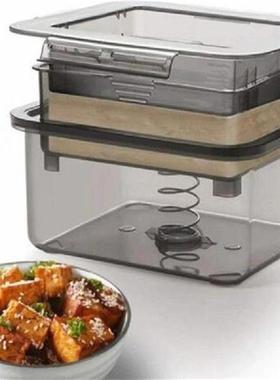 Tofu Press Drainer 3-Layer Built-in Drainage Water Removing