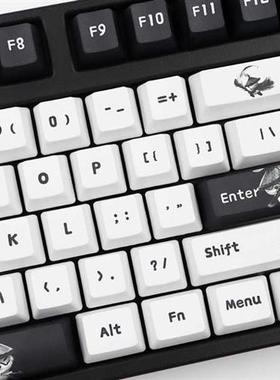 109 Keys/set OEM Profile Kungfu Panda Keycap PBT Dye Sublima