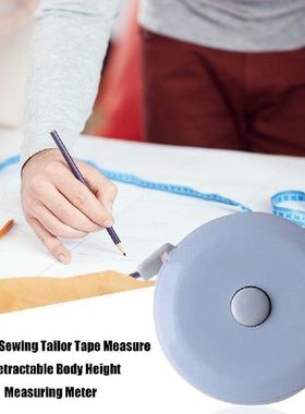 2 Meters Automatic Telescopic Clothing Measuring Tape Plasti