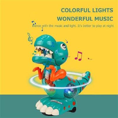 Electric Interactive Dinosaur Toy Plastic with Music Light