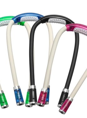 ABS LED Flexible Handsfree Hug Neck Reading Book Light Lamp