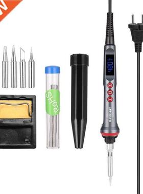 HANDSKIT 90W LED Digital Electric Soldering Iron Set Adjusta