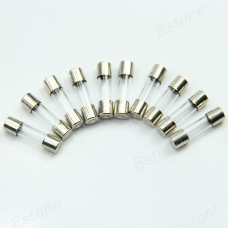 10x 250V 5A Quick Blow Glass Tube Fuses 5 x 20mm New C90A