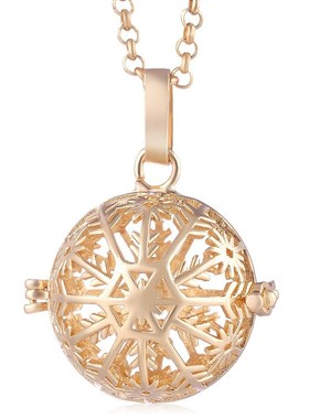 Mexico Chime Music Angel  Caller Locket Necklace Vintage  Ne