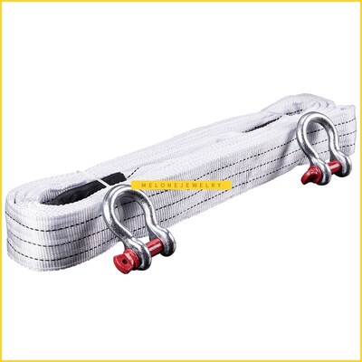 owing Rope Strape Cable With  Hooks 5m 18tons Shackle High S