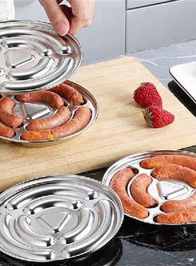 Stainless Steel Sausage Maker Mold Meat Stuffer Bbq Cooking