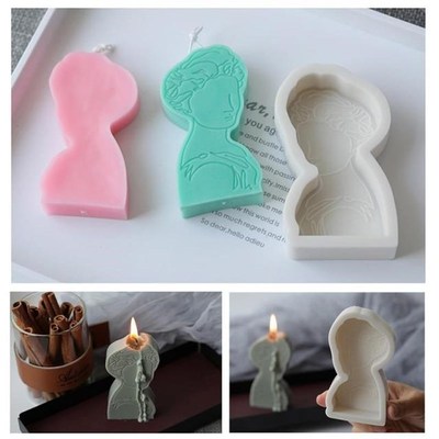 Portrait Plaster Mold Scented Candle Mold DIY Handmade Soap