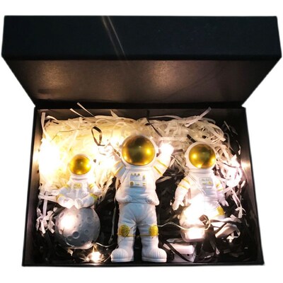 Vehicle astronauts furnishing articles cute little astronaut