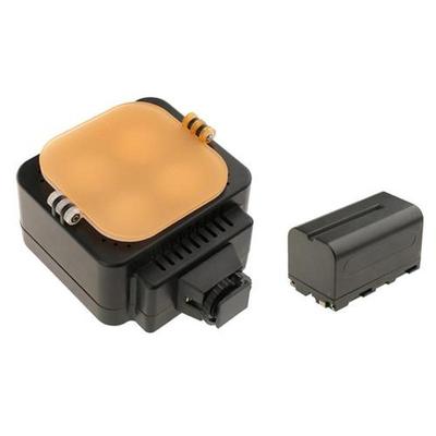 4 LED Video Light 5600K/3200 On-Lamp with Barn Door for DSLR