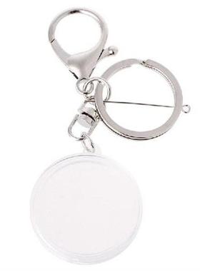 Acrylic Coin Holder Capsule With Pad Ring For 30mm