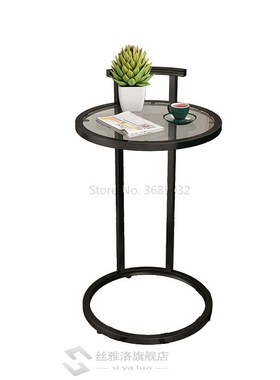 Nordic Gold Coffee Table Living Room Rack Sofa Corner Round