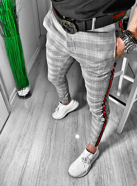 2022 Spring Fall Fashion Buttoned Mid Waist Slim Straight Tr