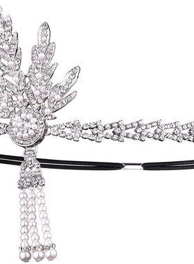 1920s flapper GATSBY CHARLESTON headband accessories props