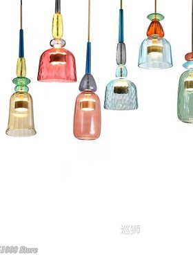 Nordic Color Candy Pendant Lights modern Living Room Bedroom