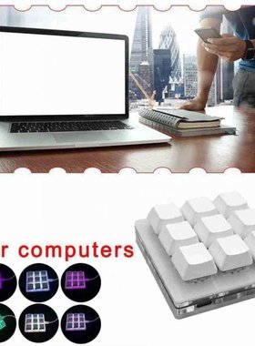 9 Key RGB Support Macro Function For Type C MX Switches Mech