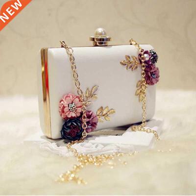 Fashion Women Leather Evening Bag Dinner Party Lady Wedding