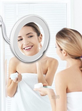 Led-Mirror Magnifying Light-Rotate with 10X Flexible