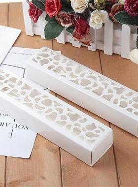 10Pcs Macaron Hollow Box Cake Cookie Chocolate Dessert Bake