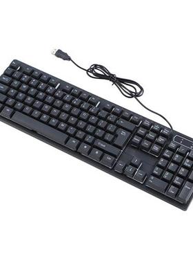Gaming Keyboard Computer Keyboard Gamer 104 Key USB Wired LE