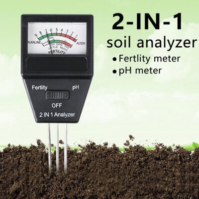2 in 1 Soil Tester Fertility Meter pH Fertility PH Measuring