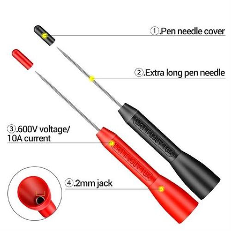 2 Pcs Insulation Piercing Needle Micro Pin Non-destructive