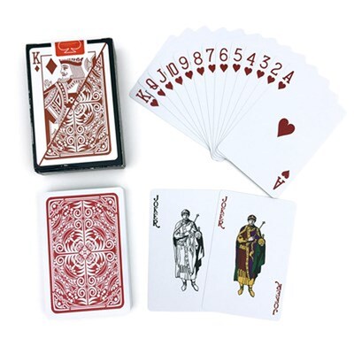 New 2 /Lot Baccarat Texas Hold'em Plastic Playing Cards
