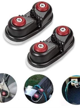 2pcs Aluminum Alloy Rowing Boat Cam Cleats Fairlead Rope