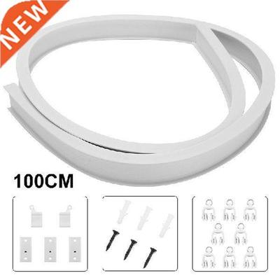 Cuttable Nano Plastic Curtain Track Rail Bendable Curtain