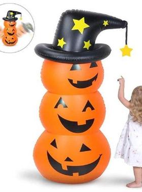 Halloween Decor Pumpkin Balloon Tumbler Water Flooding
