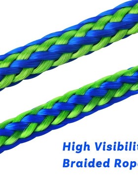 Premium Dock Lines Heavy Duty Braided Line Marine Rope for J