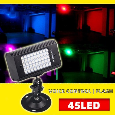 45 LED small strobes, sound activated flash, DJ mini flash s