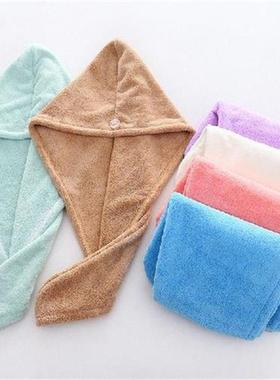 Magic Microfiber Shower Cap Hair Fast Drying Dryer Towel