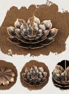 Incense Stick Holder Round Plate Buddhism Insense Ash