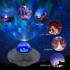 Colorful LED Starry Sky Ocean Projector Light Bluetooth USB