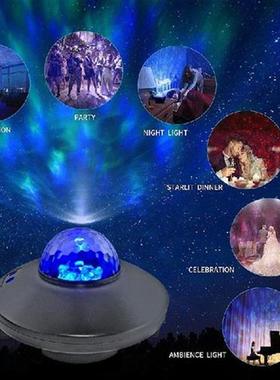 Colorful LED Starry Sky Ocean Projector Light Bluetooth USB