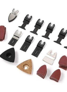 102Pcs Multitool Blades Kit Triangular Finger Sandpaper Osci