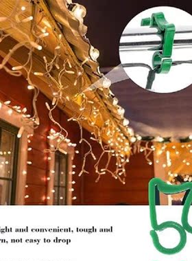 Great 20pcs 50pcs Gutter Hang Hooks Clip For Outside String