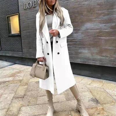 Lady Fashion Long Sleeve Outerwear Elegant Autumn Winter 202