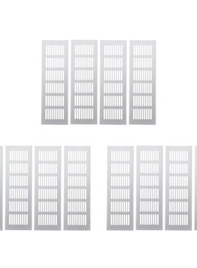 12Pcs Wide Aluminum Alloy Air Vent Ventilation Grille for Cl